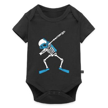 Scuba Diver Dabbing Skeleton Diver Plongée sous-marine - Body à manches courtes Premium Bébé - noir - Devant