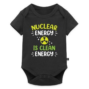 L’énergie nucléaire est une énergie propre L’énergie nucléaire - Body à manches courtes Premium Bébé - noir - Devant