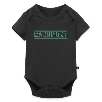 Radsport - Baby Premium Kurzarmbody - Schwarz - Vorne
