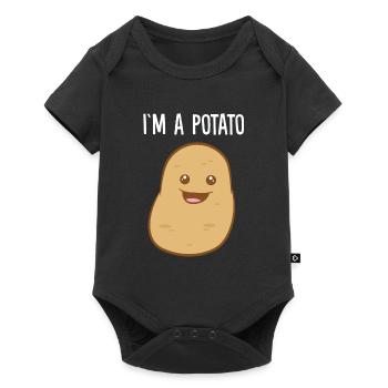 I'm a Potato - Baby Premium short-sleeve bodysuit - black - Front