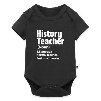 History - Baby Premium short-sleeve bodysuit - black - Front