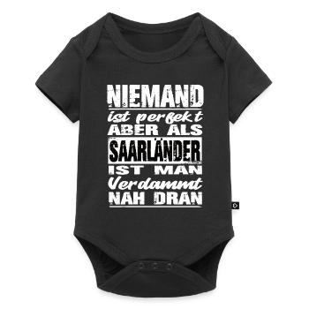 Saarländer - Baby Premium Kurzarmbody - Schwarz - Vorne
