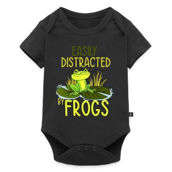 Grenouille - Body à manches courtes Premium Bébé - noir - Devant