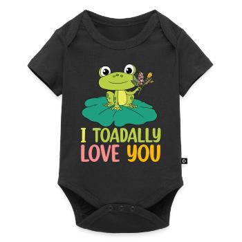 Grenouille - Body à manches courtes Premium Bébé - noir - Devant