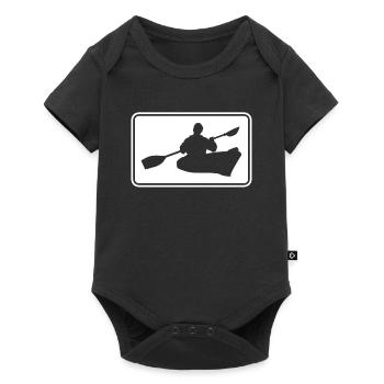 Canoeing Logo - Baby Premium short-sleeve bodysuit - black - Front