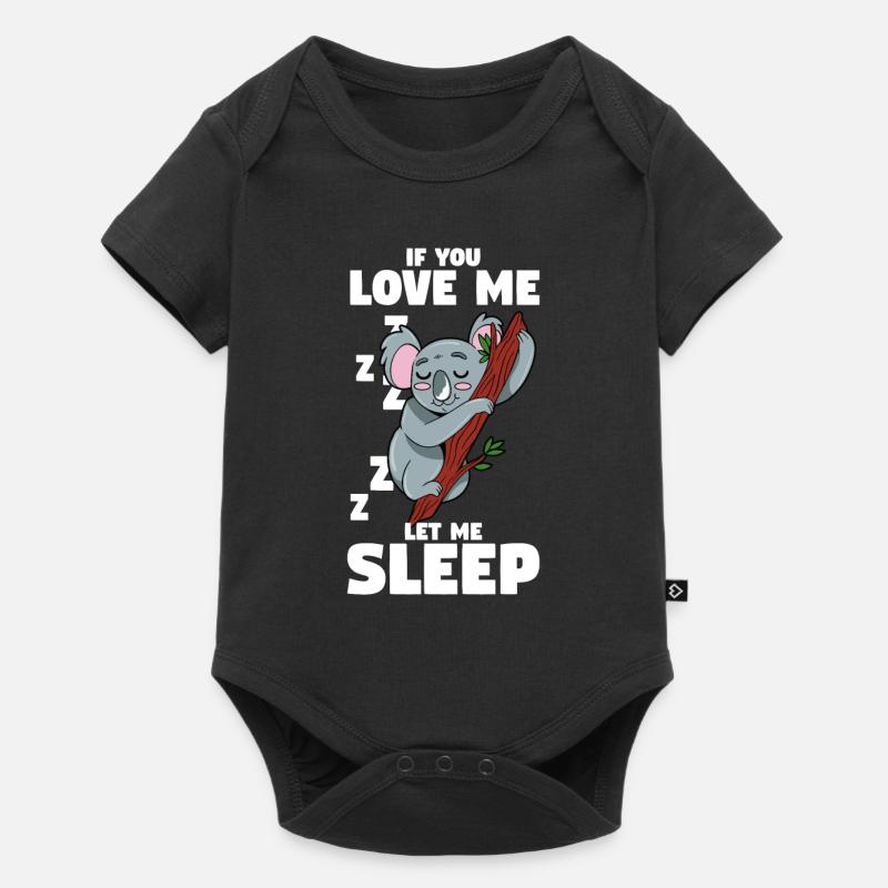 Koala - Body à manches courtes Premium Bébé - noir
