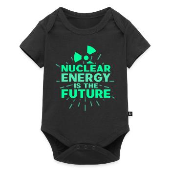 L’énergie nucléaire est l’avenir L’énergie nucléaire L’énergie nucléaire - Body à manches courtes Premium Bébé - noir - Devant