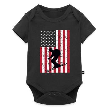 Ski - Body à manches courtes Premium Bébé - noir - Devant