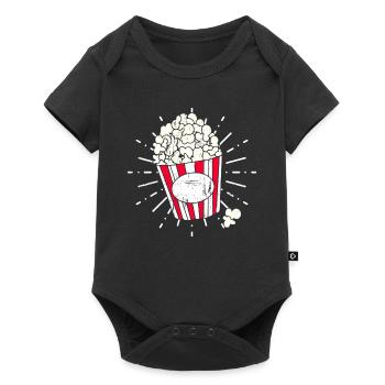 Mardi Gras & Carnaval - Popcorn Rétro - Body à manches courtes Premium Bébé - noir - Devant