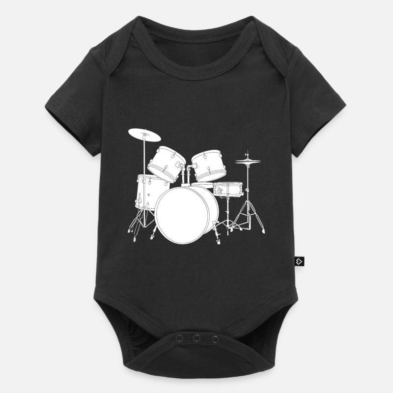 Conception de batteur de joueur de batterie de batteur - Body à manches courtes Premium Bébé - noir
