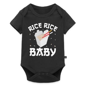 Riz Riz Bébé - Body à manches courtes Premium Bébé - noir - Devant