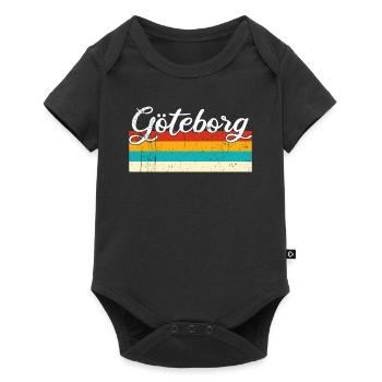 Göteborg Retro Vintage - Body à manches courtes Premium Bébé - noir - Devant