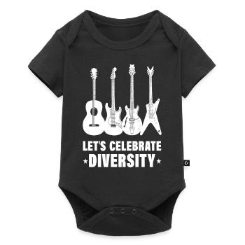 Guitariste Guitariste Guitariste Guitariste Guitariste Guitariste Guitare - Body à manches courtes Premium Bébé - noir - Devant