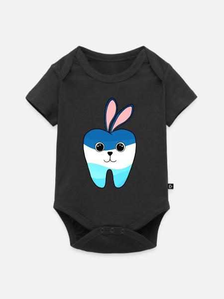 Ostern - Baby Premium Kurzarmbody - Schwarz