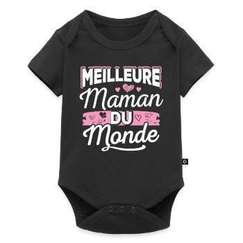 Meilleure Maman Du Monde - Body à manches courtes Premium Bébé - noir - Devant