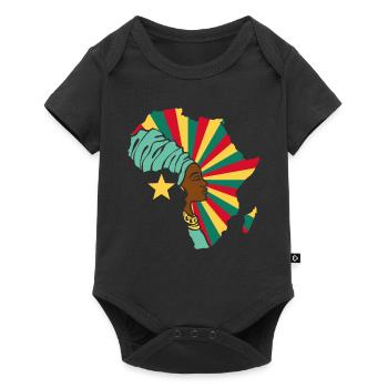 Cameroon Cameroon Flag Africa Ethnic Heritage - Baby Premium short-sleeve bodysuit - black - Front