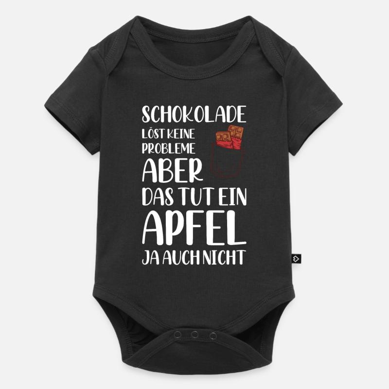 Schokolade - Baby Premium Kurzarmbody - Schwarz