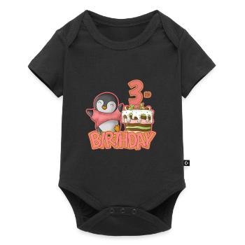 3ème anniversaire - Body à manches courtes Premium Bébé - noir - Devant