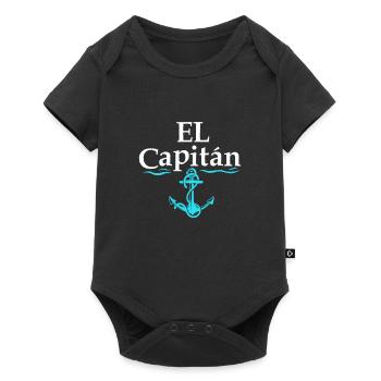 Capitaine - Body à manches courtes Premium Bébé - noir - Devant