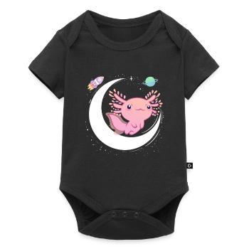I Axolotl Questions, Funny Axolotl, Cute Pink - Baby Premium short-sleeve bodysuit - black - Front