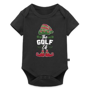 Golf Christmas Elf Vintage The - Baby Premium short-sleeve bodysuit - black - Front