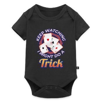 Keep Watching Might Do A Trick Wizard - Baby Premium short-sleeve bodysuit - black - Front