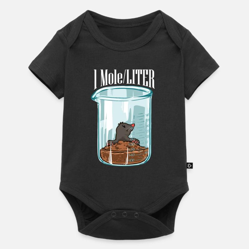 Chimie Biologie Drôle Une Mole Par Litre Nerd - Body à manches courtes Premium Bébé - noir