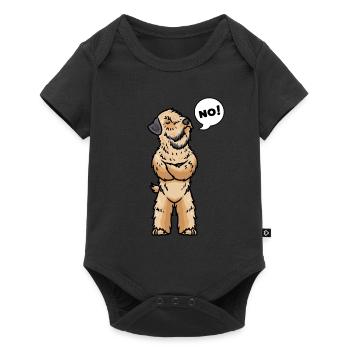 Sturer Irish Soft Coated Wheaten Terrier - Body à manches courtes Premium Bébé - noir - Devant