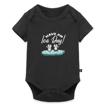Penguin - Baby Premium short-sleeve bodysuit - black - Front