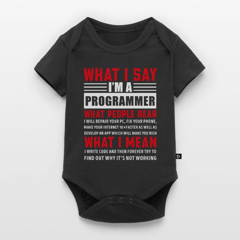 Lustige Programmierung Programmierung Programmierer Geschenk Baby Premium Kurzarmbody