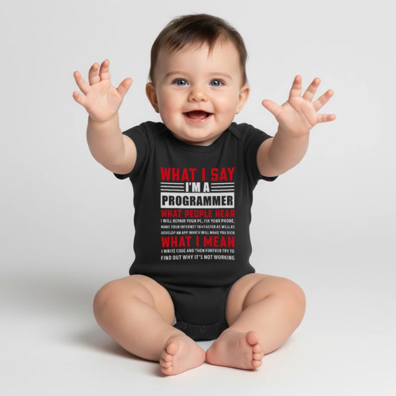 Lustige Programmierung Programmierung Programmierer Geschenk Baby Premium Kurzarmbody