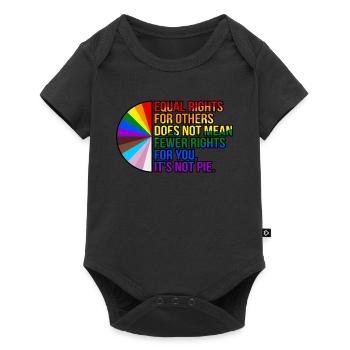 Mois de l’égalité des droits pour les autres Gay Lgbtq Pride - Body à manches courtes Premium Bébé - noir - Devant