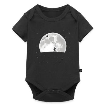 Kite Flying - Baby Premium short-sleeve bodysuit - black - Front