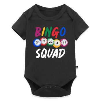 Bingo, Joueurs de Bingo, Bingo Squad - Body à manches courtes Premium Bébé - noir - Devant
