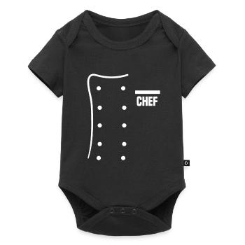 Cook Kitchen Cook -starred chef Cook Food - Baby Premium short-sleeve bodysuit - black - Front
