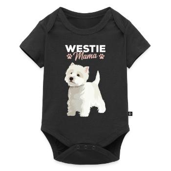 West Highland White Terrier Mama Mistress - Baby Premium short-sleeve bodysuit - black - Front