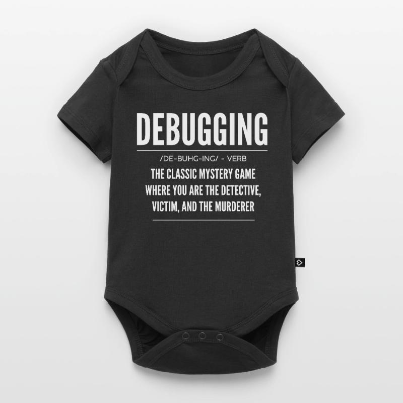 Debugging, Programmer, Encoder Baby Premium short-sleeve bodysuit