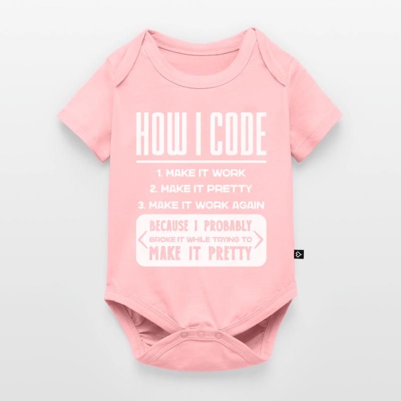 Programmer, Code, Nerd, Programming Baby Premium short-sleeve bodysuit
