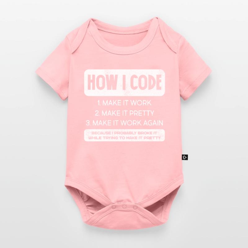 Programmer, Code, Nerd, Programming Baby Premium short-sleeve bodysuit
