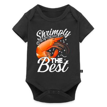 Shrimp Seafood Seafood Crab Crab - Baby Premium short-sleeve bodysuit - black - Front
