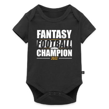 Fantasy Football Funny Champ Champion Draft 2022 - Baby Premium short-sleeve bodysuit - black - Front