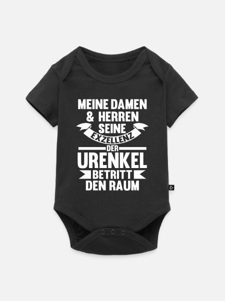 Urenkel - Baby Premium Kurzarmbody - Schwarz