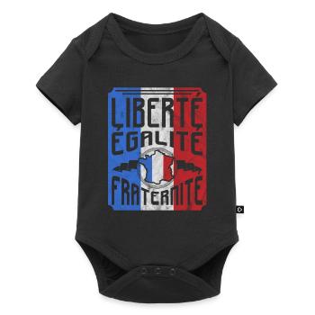 France - Body à manches courtes Premium Bébé - noir - Devant