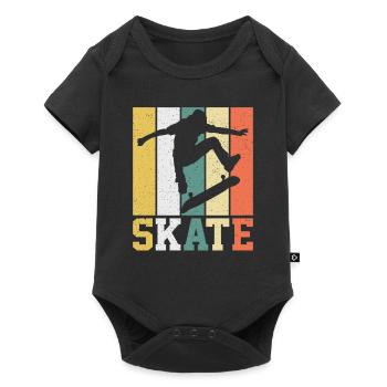 Vintage Skate Player - Baby Premium short-sleeve bodysuit - black - Front