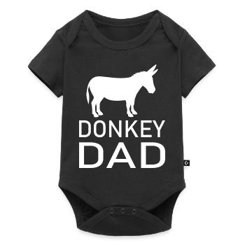 Donkey Esel - Baby Premium short-sleeve bodysuit - black - Front