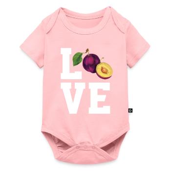Dear plums - Baby Premium short-sleeve bodysuit - rose - Front