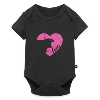 Cow Cow Cows Farm Farmer Gift - Baby Premium short-sleeve bodysuit - black - Front