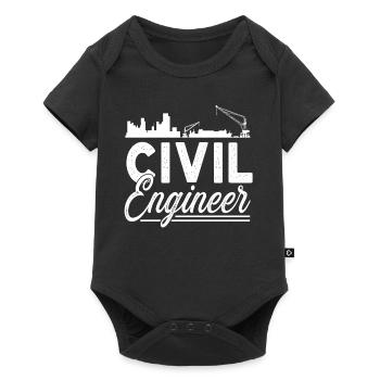 Civil Engineer Civil Engineering Student Profession - Baby Premium short-sleeve bodysuit - black - Front