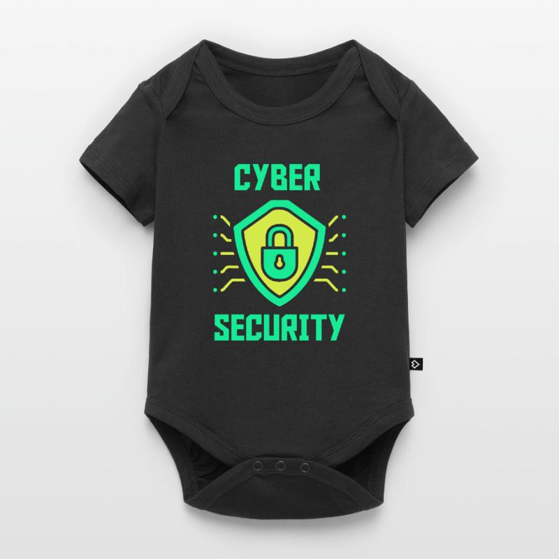 Cybersecurity IT Sicherheit Hacker Hack Hacking Baby Premium Kurzarmbody