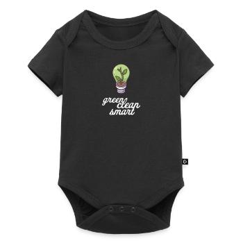 Energies renouvelables I Transition énergétique Électricité - Body à manches courtes Premium Bébé - noir - Devant